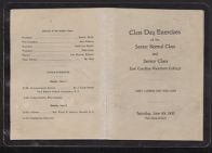 Program for Class Day Exercises of the Senior Normal Class and Senior Class 1932